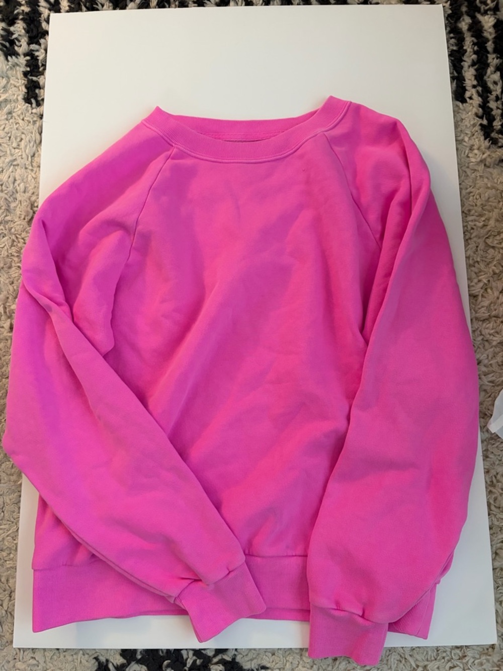 GAP Pink Fleece Crewneck Pullover